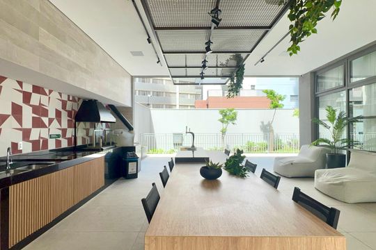 Churrasqueira de kitnet/studio à venda com 1 quarto, 26m² em Pompeia, São Paulo