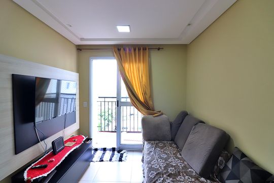 Sala  de apartamento à venda com 3 quartos, 62m² em Nova Petrópolis, São Bernardo do Campo