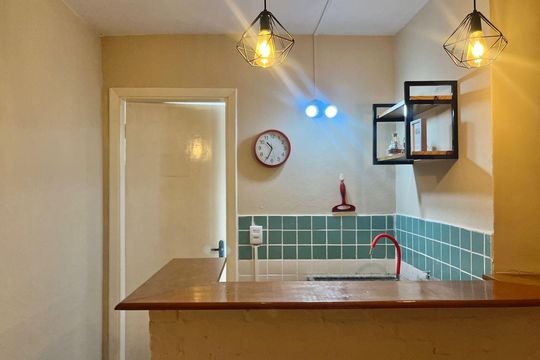 Sala e Cozinha de kitnet/studio para alugar com 2 quartos, 50m² em Jardim do Trevo, Campinas
