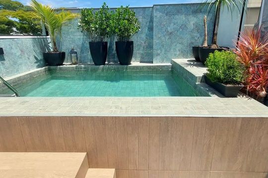 Área comum de apartamento à venda com 3 quartos, 135m² em Jardim, Santo André