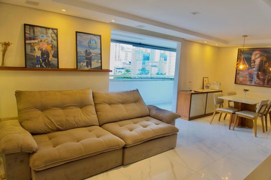 Sala de apartamento à venda com 4 quartos, 127m² em Buritis, Belo Horizonte
