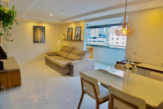 Sala de apartamento à venda com 4 quartos, 127m² em Buritis, Belo Horizonte
