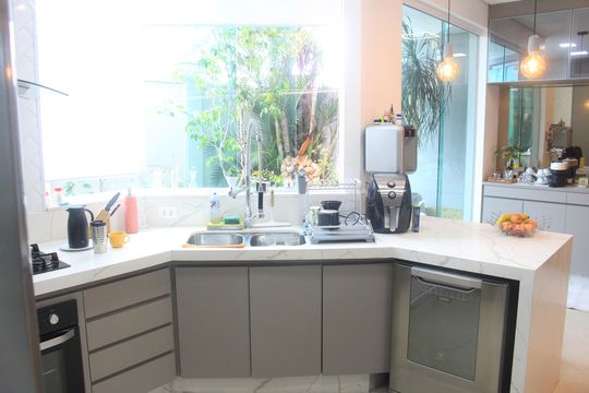 Cozinha de casa à venda com 3 quartos, 480m² em Olímpico, São Caetano do Sul