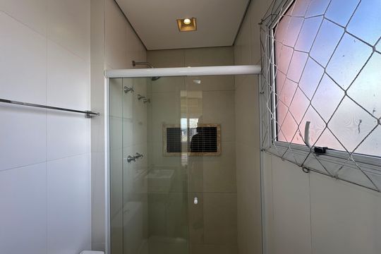 Banheiro da Suíte de apartamento à venda com 2 quartos, 62m² em Bethaville I, Barueri