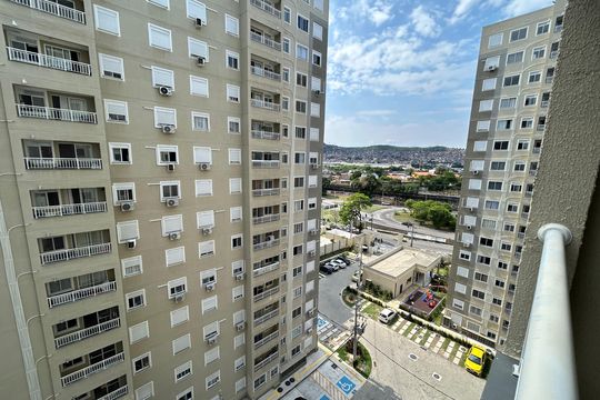 Vista da Varanda da sala de apartamento para alugar com 2 quartos, 55m² em Del Castilho, Rio de Janeiro