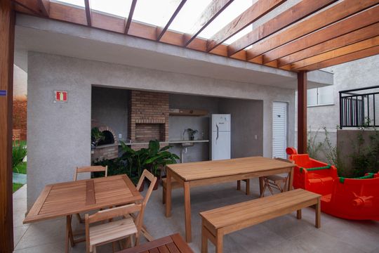 Área comum - Churrasqueira de apartamento para alugar com 2 quartos, 33m² em Vila Progresso (zona Leste), São Paulo