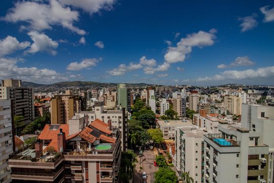 Vista do Salão de festas de apartamento para alugar com 2 quartos, 73m² em Petrópolis, Porto Alegre