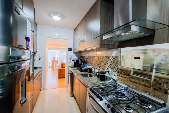 Cozinha de apartamento à venda com 3 quartos, 110m² em Vila Augusta, Guarulhos