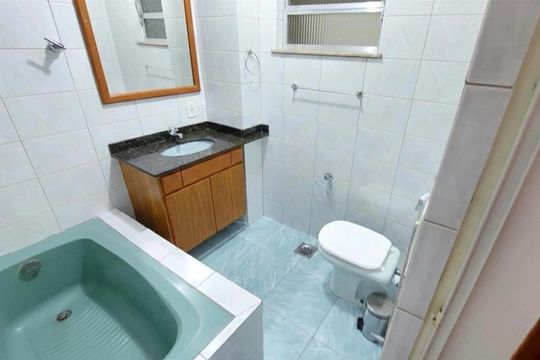 Banheiro de apartamento para alugar com 4 quartos, 110m² em Tijuca, Rio de Janeiro