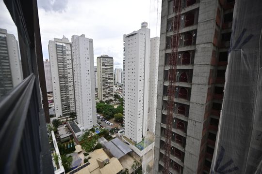 Vista da Varanda do Studio de apartamento à venda com 1 quarto, 51m² em Setor Bueno, Goiânia