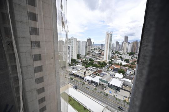 Vista da Varanda do Studio de apartamento à venda com 1 quarto, 51m² em Setor Bueno, Goiânia