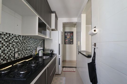 Cozinha de apartamento para alugar com 2 quartos, 49m² em Reserva Sul Condomínio Resort, Ribeirão Preto