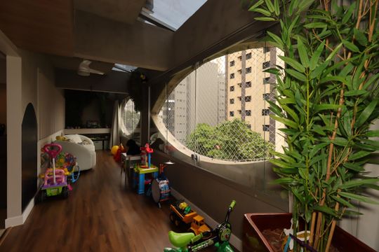 Varanda de apartamento à venda com 3 quartos, 274m² em Jardim, Santo André