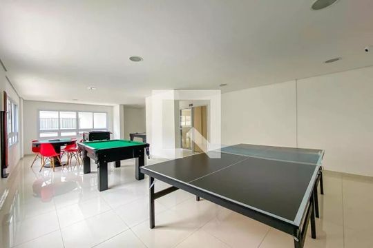 Área comum - jogos de apartamento à venda com 2 quartos, 64m² em Jardim das Acacias, São Bernardo do Campo