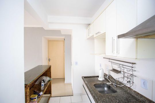 Cozinha de apartamento para alugar com 2 quartos, 43m² em Canhema, Diadema