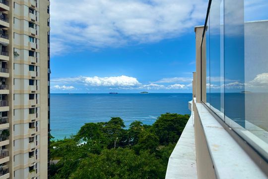 Cobertura - visita para o mar de apartamento à venda com 3 quartos, 174m² em Copacabana, Rio de Janeiro