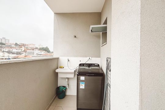 Área de Serviço de apartamento para alugar com 1 quarto, 40m² em Vila Vitorio Mazzei, São Paulo