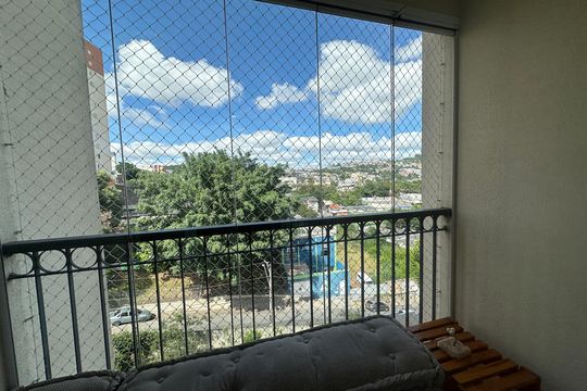 Varanda da Sala de apartamento à venda com 2 quartos, 61m² em Vila Pindorama, Barueri
