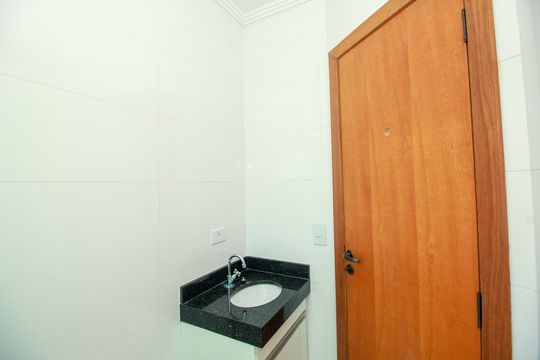 Banheiro de apartamento para alugar com 2 quartos, 100m² em Parque Oratório, Santo André