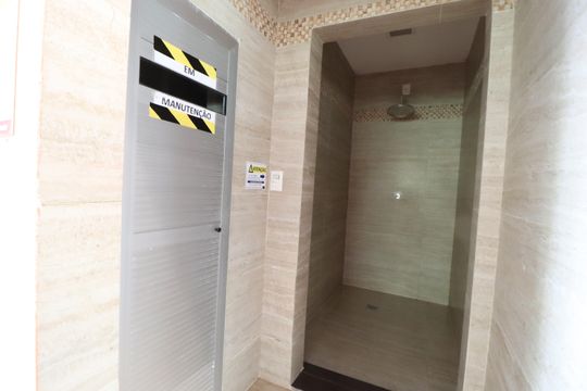 Área comum - Sauna - Spa de apartamento para alugar com 2 quartos, 64m² em Centro, Uberlândia