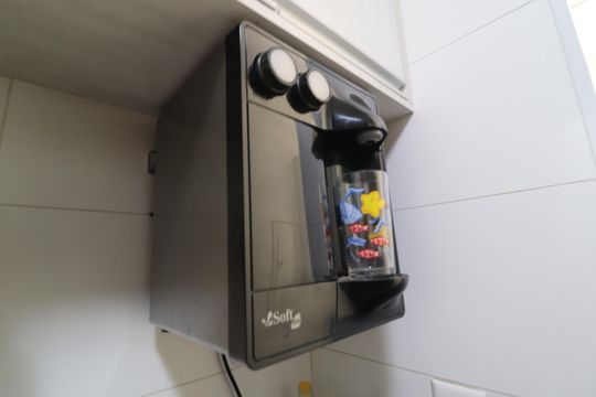 Cozinha de apartamento para alugar com 2 quartos, 64m² em Centro, Uberlândia