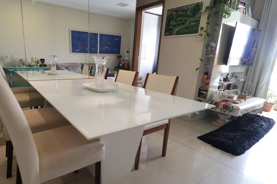 Sala de apartamento para alugar com 2 quartos, 64m² em Centro, Uberlândia