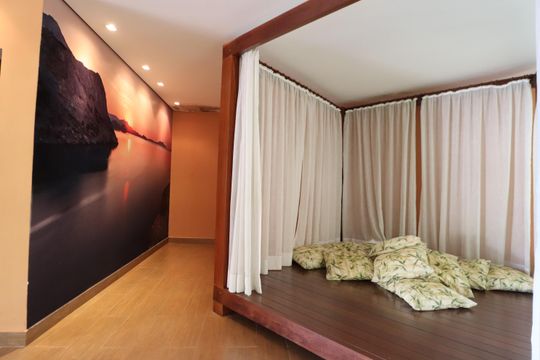 Área comum - Sauna - Spa de apartamento para alugar com 2 quartos, 64m² em Centro, Uberlândia