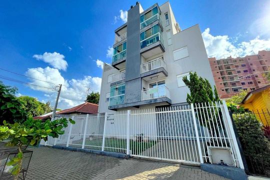 Fachada  de apartamento para alugar com 2 quartos, 60m² em Rincão, Novo Hamburgo