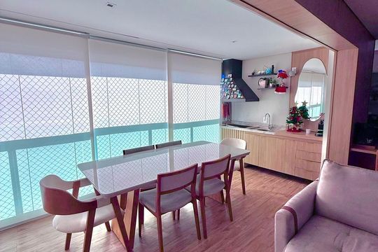 Sacada de apartamento para alugar com 3 quartos, 116m² em Vila Mogilar, Mogi das Cruzes