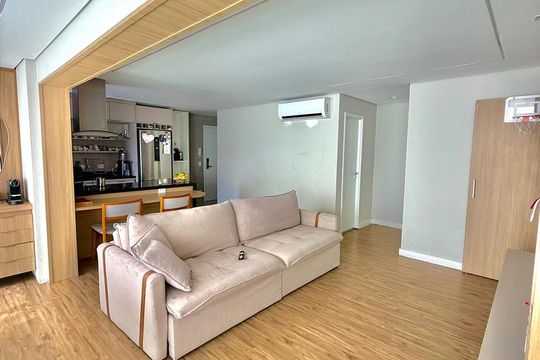 Sala de apartamento para alugar com 3 quartos, 116m² em Vila Mogilar, Mogi das Cruzes