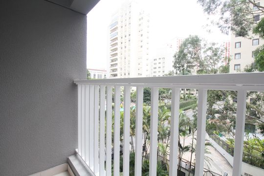 Varanda da Sala de apartamento à venda com 2 quartos, 40m² em Portal do Morumbi, São Paulo