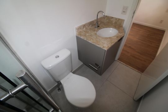 Banheiro de apartamento à venda com 3 quartos, 81m² em Jardim Paraíso, São Paulo