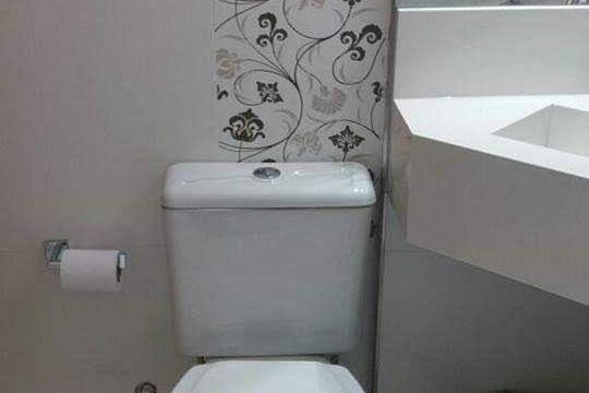 Banheiro de apartamento à venda com 2 quartos, 64m² em Demarchi, São Bernardo do Campo
