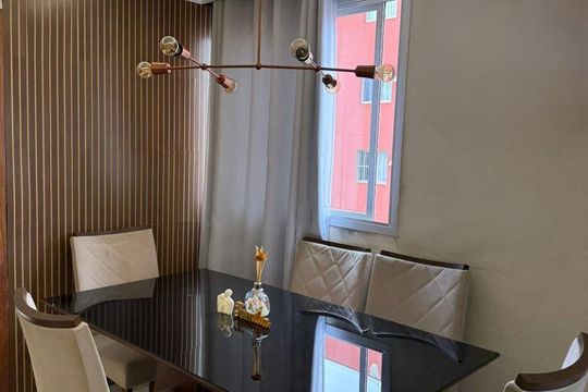 Sala de jantar de apartamento à venda com 2 quartos, 64m² em Demarchi, São Bernardo do Campo