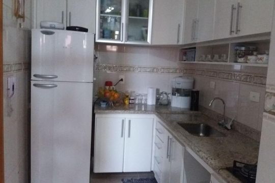 Cozinha de apartamento à venda com 2 quartos, 64m² em Demarchi, São Bernardo do Campo