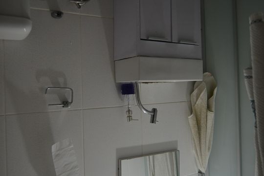 Banheiro Social de apartamento para alugar com 1 quarto, 38m² em Vila Lea, Santo André