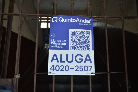 Placa de apartamento para alugar com 1 quarto, 38m² em Vila Lea, Santo André