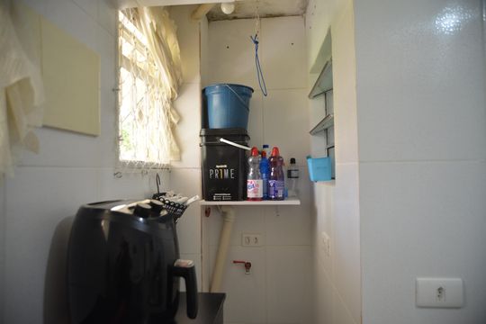 Área de Serviço de apartamento para alugar com 1 quarto, 38m² em Vila Lea, Santo André