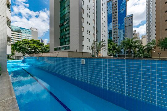 Área comum de apartamento para alugar com 3 quartos, 90m² em Lourdes, Belo Horizonte