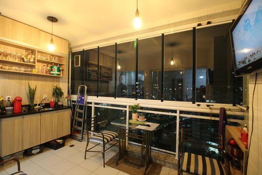 Varanda de apartamento à venda com 3 quartos, 79m² em Barra Olímpica, Rio de Janeiro