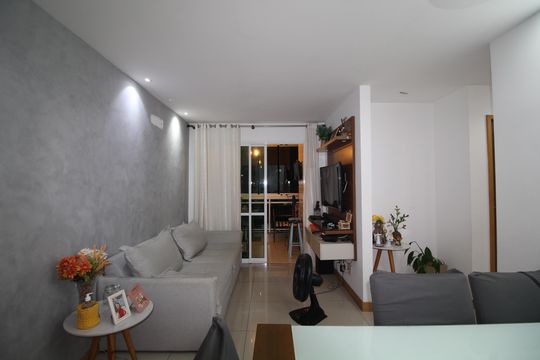 Sala de apartamento à venda com 3 quartos, 79m² em Barra Olímpica, Rio de Janeiro