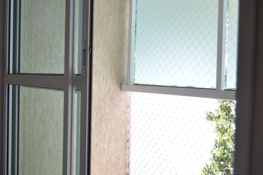 Varanda da Sala de apartamento à venda com 2 quartos, 76m² em Vila Valparaíso, Santo André