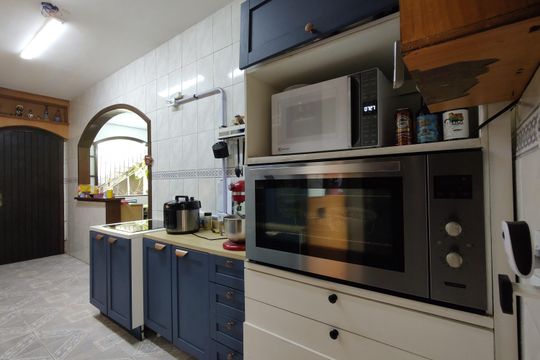 Cozinha - Armários de casa de condomínio à venda com 5 quartos, 367m² em Taquara, Rio de Janeiro