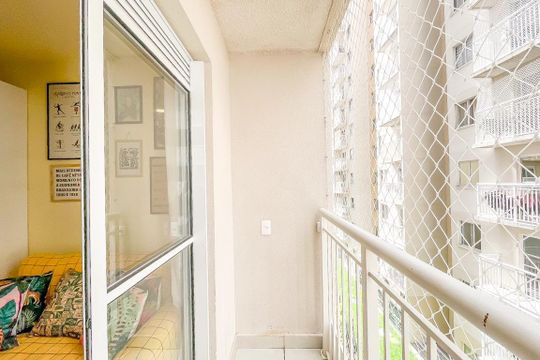 Sacada de apartamento à venda com 2 quartos, 35m² em Bom Retiro, São Paulo