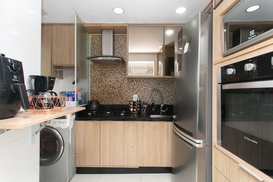 Cozinha de apartamento à venda com 3 quartos, 56m² em Colônia (zona Leste), São Paulo