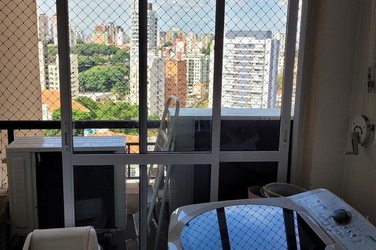 Área de serviço de apartamento para alugar com 3 quartos, 149m² em Vila Mariana, São Paulo