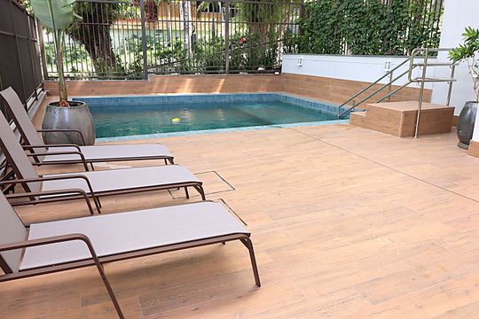 Área comum - Piscina de apartamento à venda com 2 quartos, 80m² em Santa Cecília, Porto Alegre
