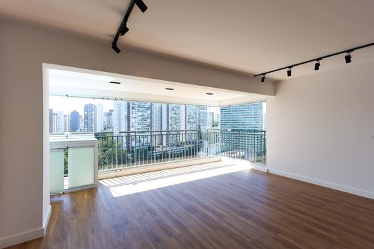 Sala  de apartamento para alugar com 2 quartos, 87m² em Jardim Caboré, São Paulo
