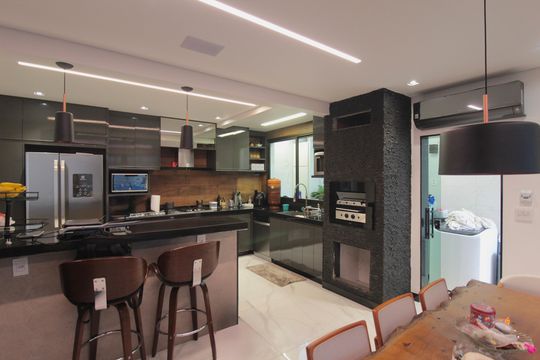 Cozinha de casa à venda com 3 quartos, 150m² em Trevo, Belo Horizonte