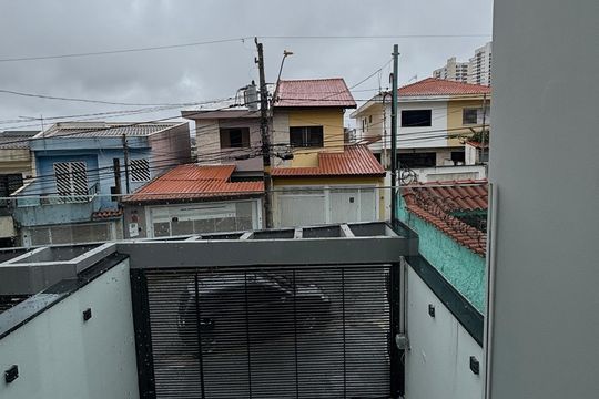 Suite 1 Varanda de casa à venda com 3 quartos, 155m² em Vila Alzira, Santo André